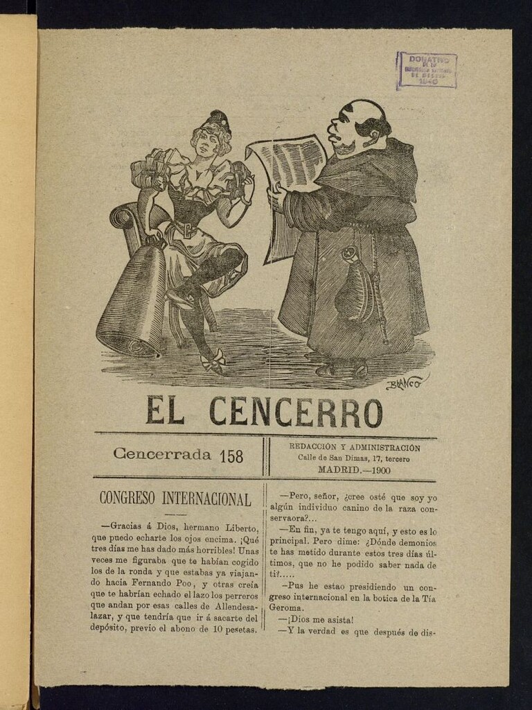 Miniatura de El cencerro. Cencerrada 158