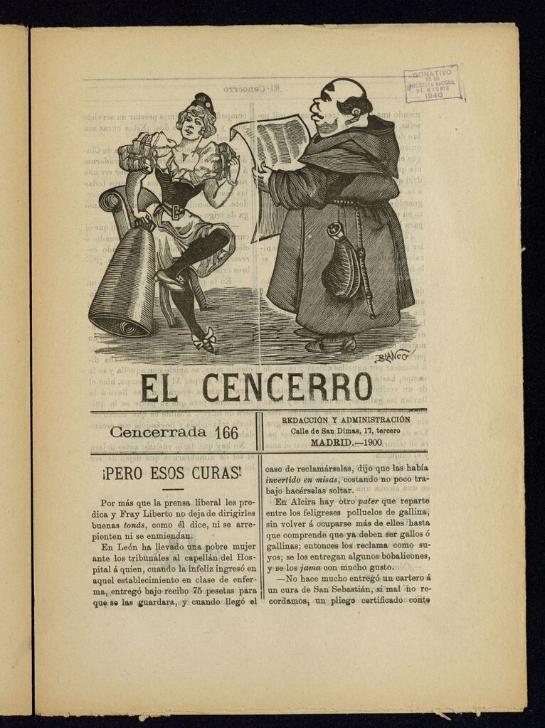 Miniatura de El cencerro. Cencerrada 166