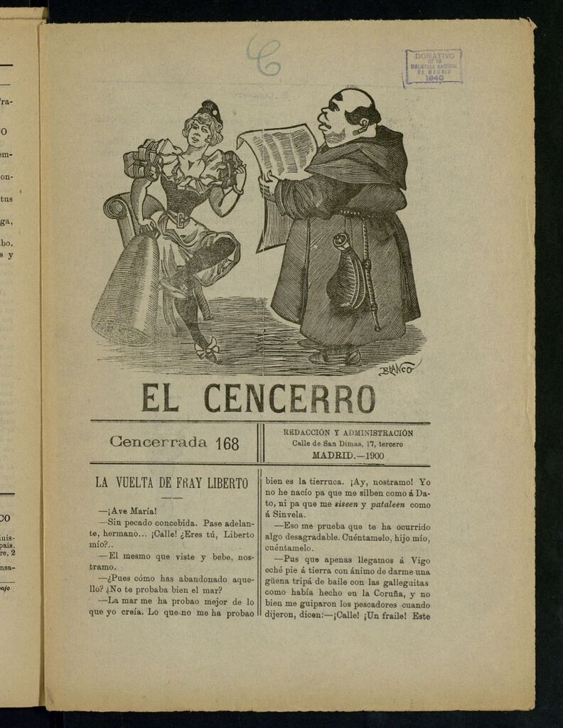 Miniatura de El cencerro. Cencerrada 168