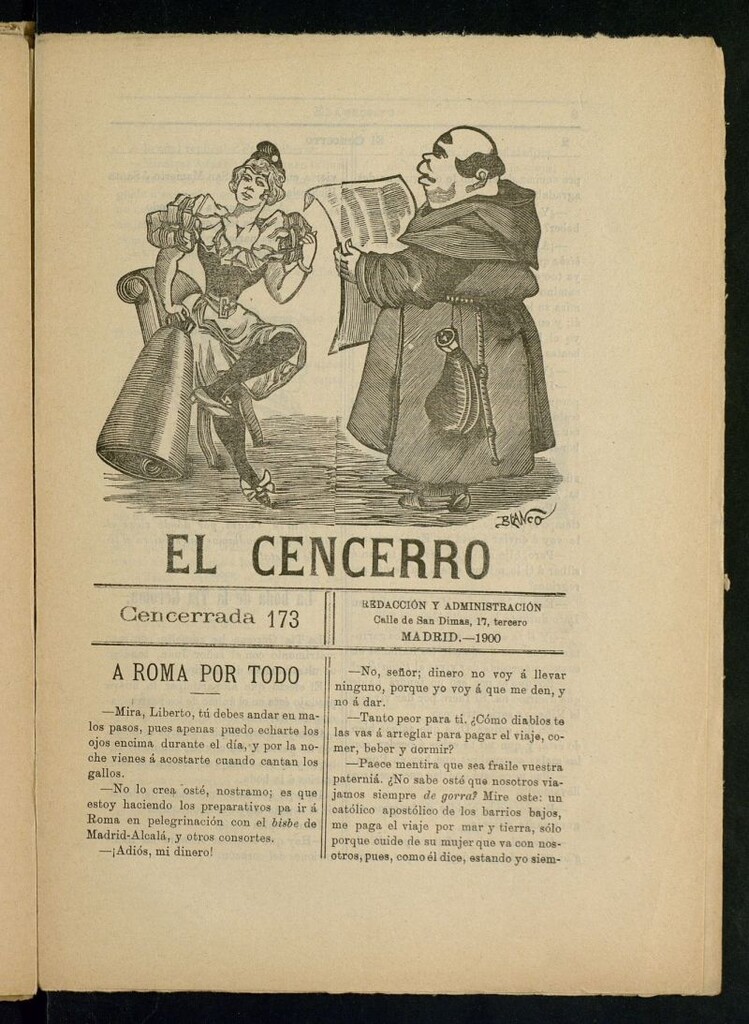 Miniatura de El cencerro. Cencerrada 173