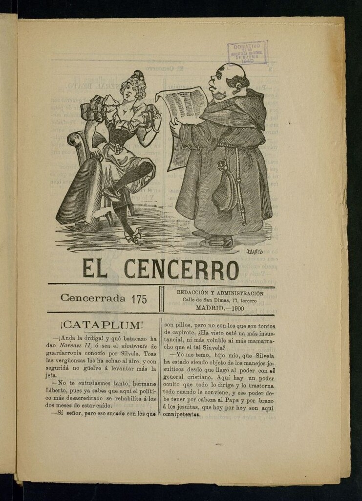 Miniatura de El cencerro. Cencerrada 175