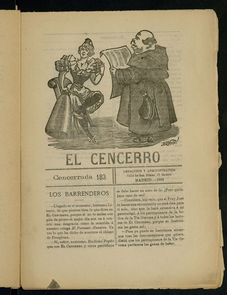 Miniatura de El cencerro. Cencerrada 183