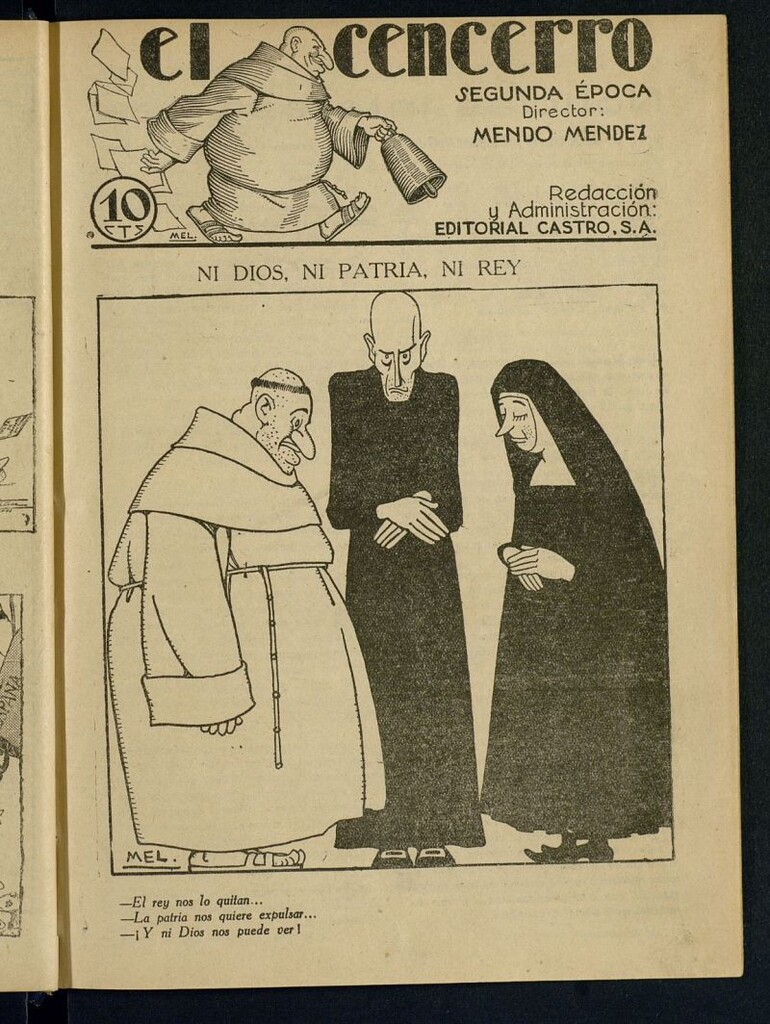 Miniatura de El cencerro. Cencerrada nº 2 del 4 de julio de 1931