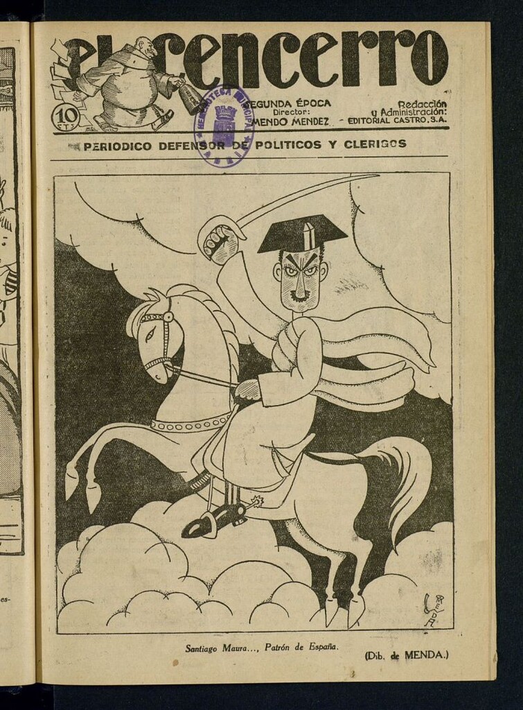Miniatura de El cencerro. Cencerrada nº 5 del 25 de julio de 1931