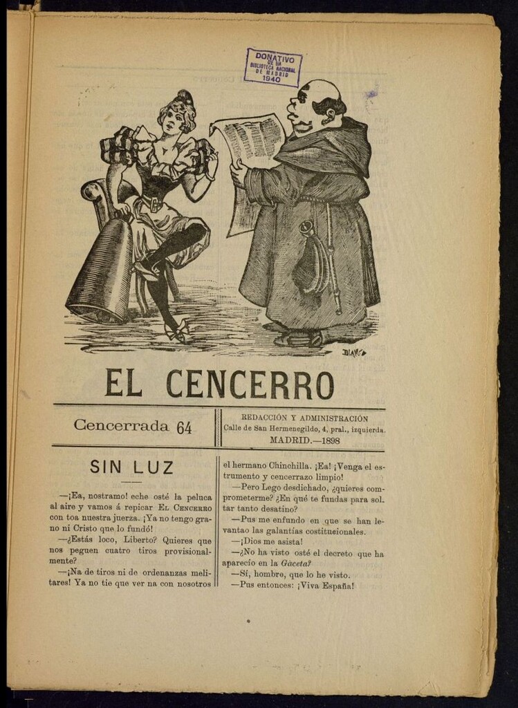 Miniatura de El cencerro. Cencerrada 64