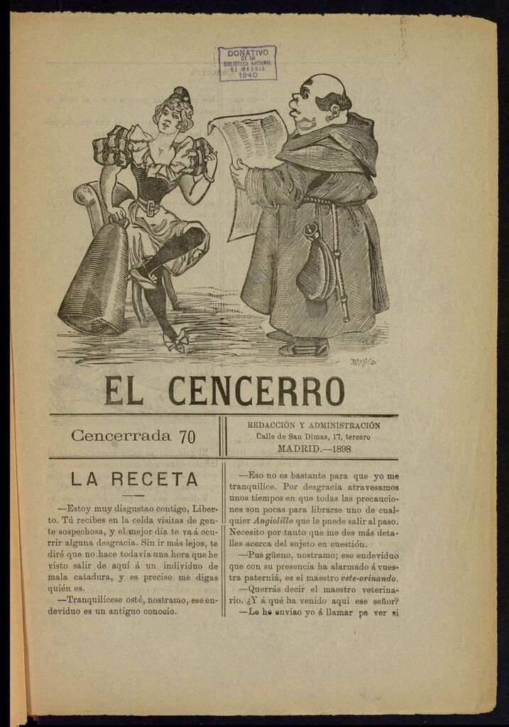 Miniatura de El cencerro. Cencerrada 70
