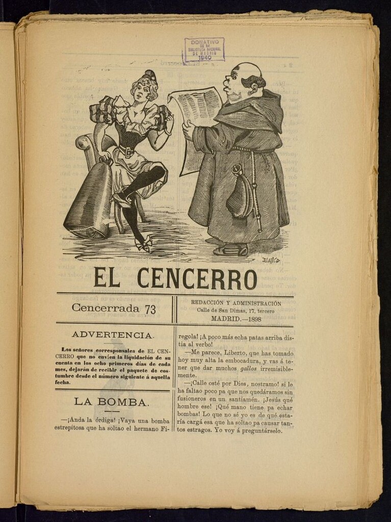 Miniatura de El cencerro. Cencerrada 73