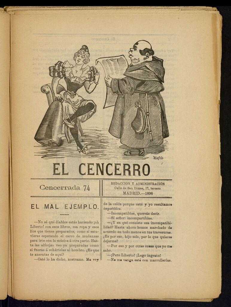 Miniatura de El cencerro. Cencerrada 74