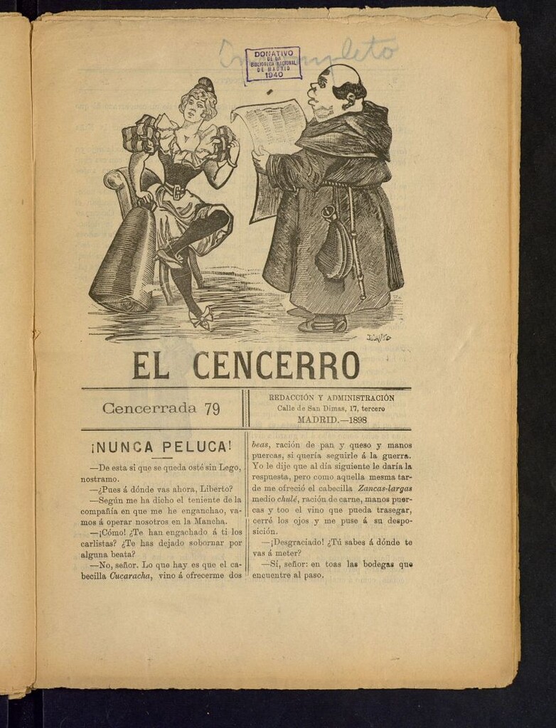Miniatura de El cencerro. Cencerrada 79