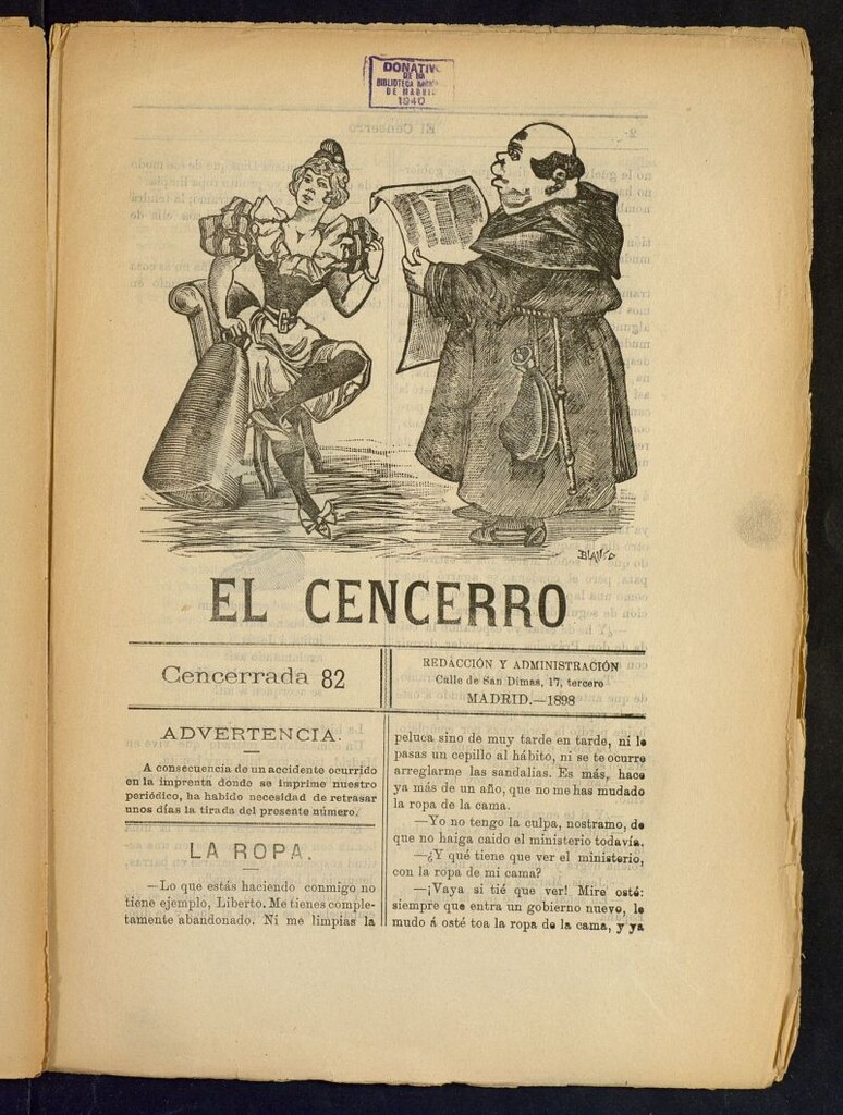 Miniatura de El cencerro. Cencerrada 82