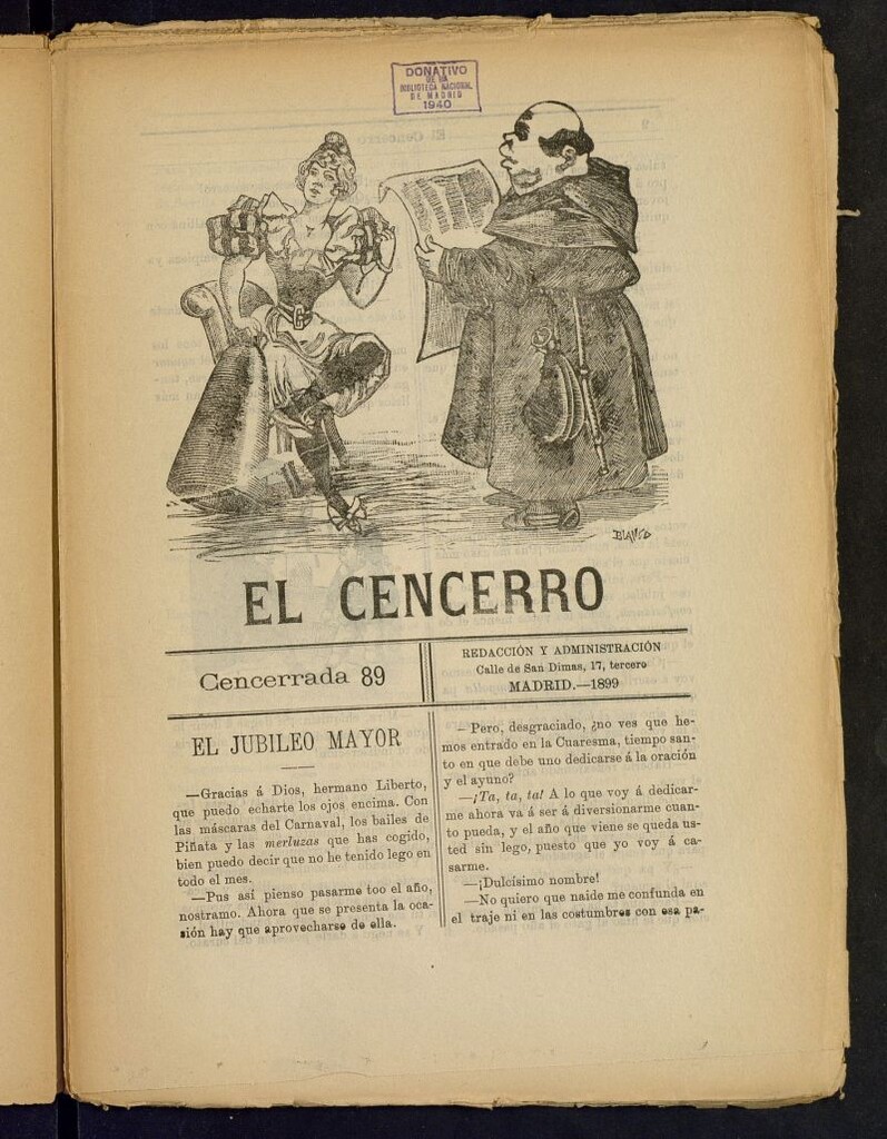 Miniatura de El cencerro. Cencerrada 89