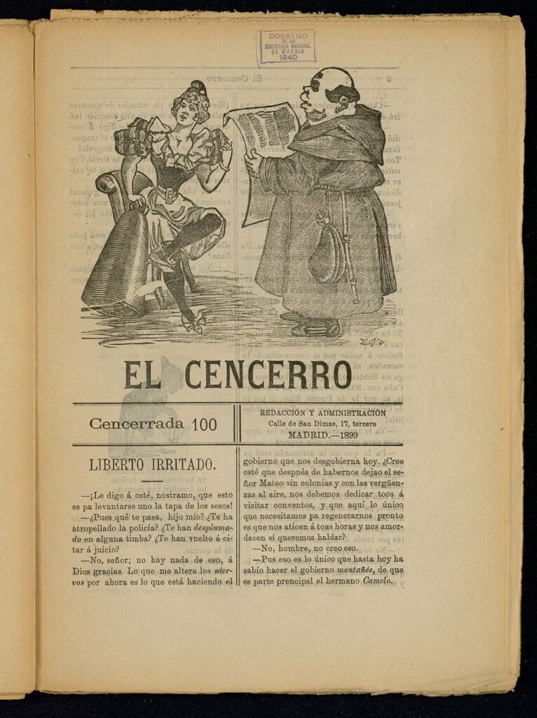 Miniatura de El cencerro. Cencerrada 100