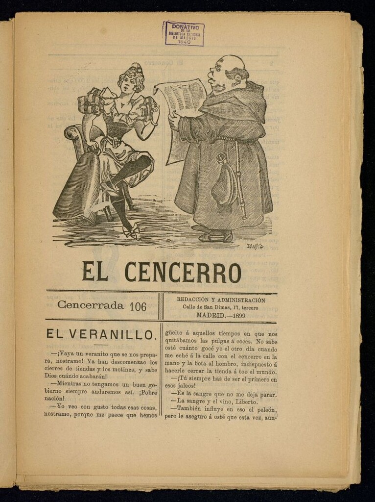 Miniatura de El cencerro. Cencerrada 106