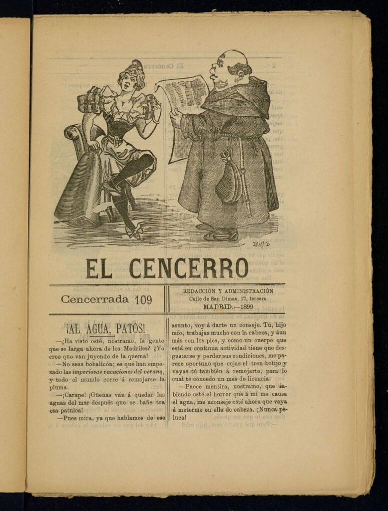 Miniatura de El cencerro. Cencerrada 109