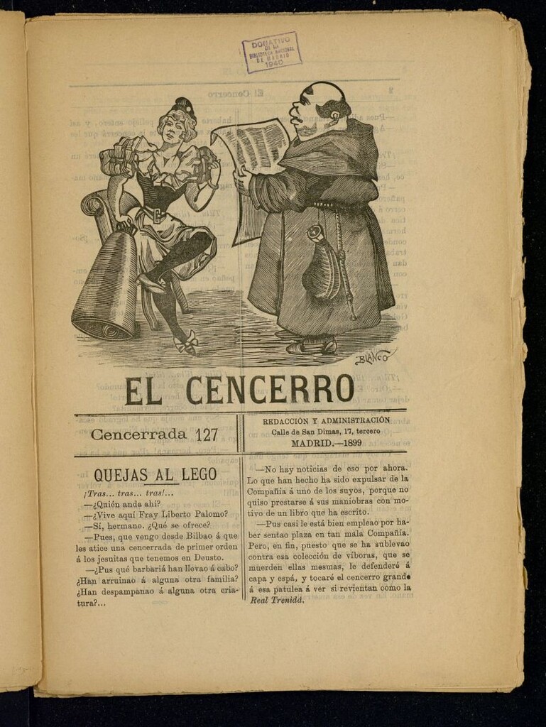Miniatura de El cencerro. Cencerrada 127