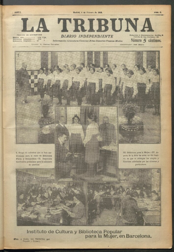 Miniatura de La Tribuna del 6 de febrero de 1912