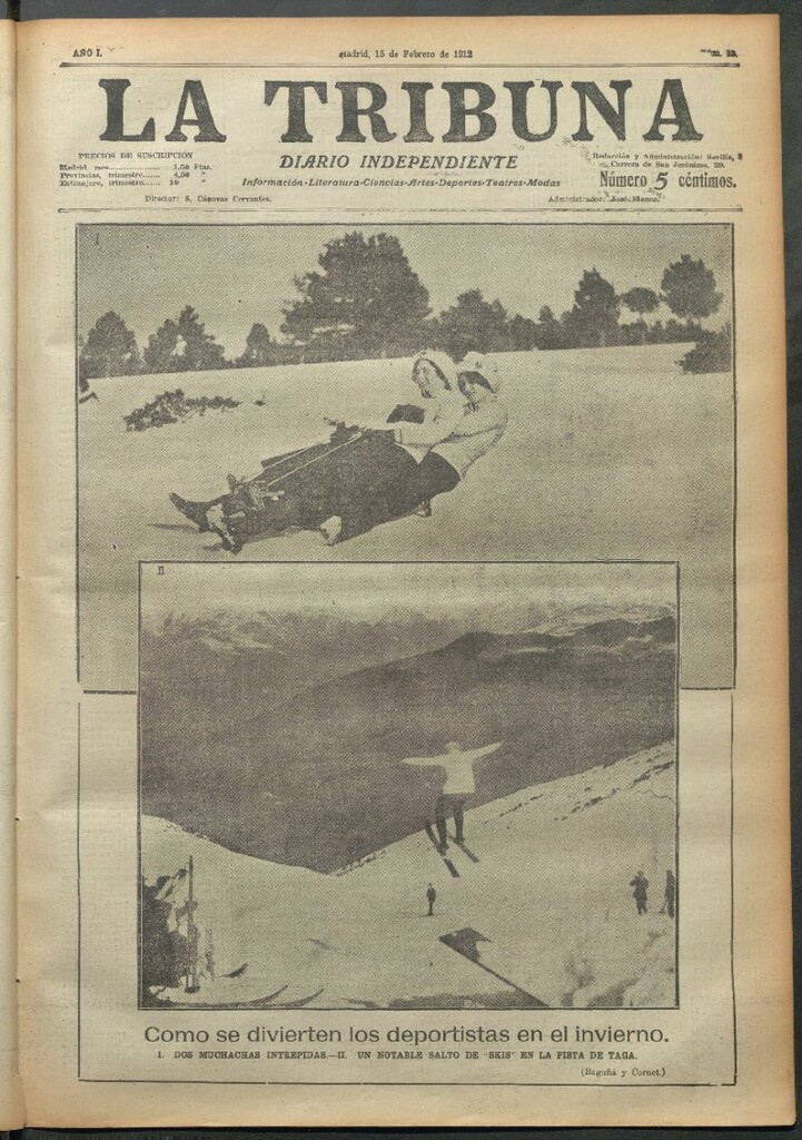 Miniatura de La Tribuna del 15 de febrero de 1912