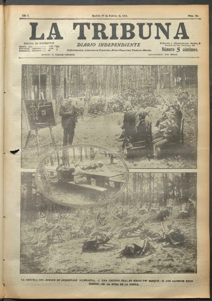 Miniatura de La Tribuna del 27 de febrero de 1912
