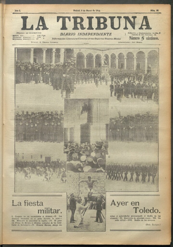 Miniatura de La Tribuna del 5 de marzo de 1912