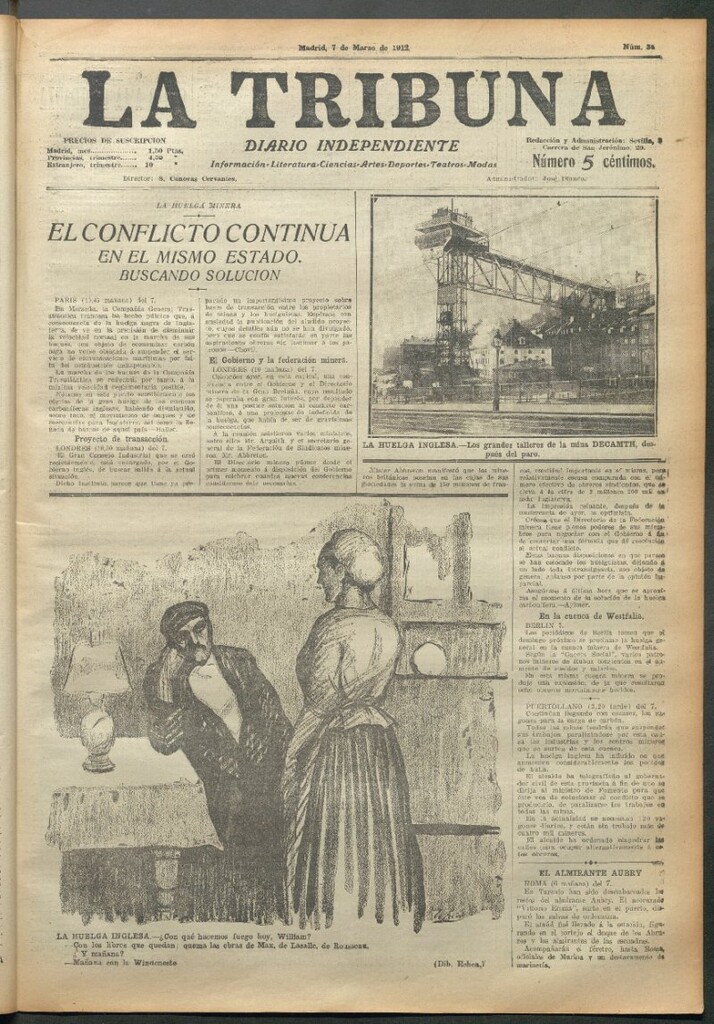 Miniatura de La Tribuna del 7 de marzo de 1912