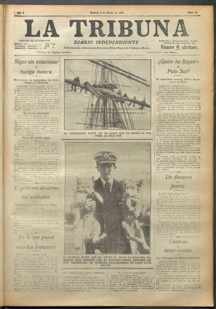 Miniatura de La Tribuna del 9 de marzo de 1912