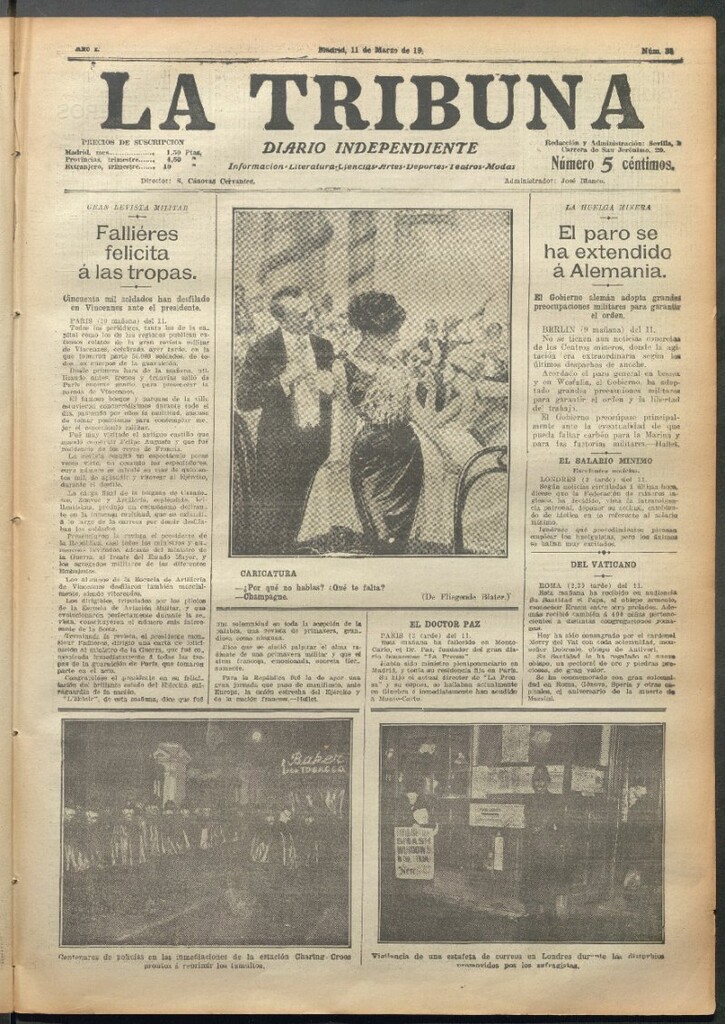 Miniatura de La Tribuna del 11 de marzo de 1912