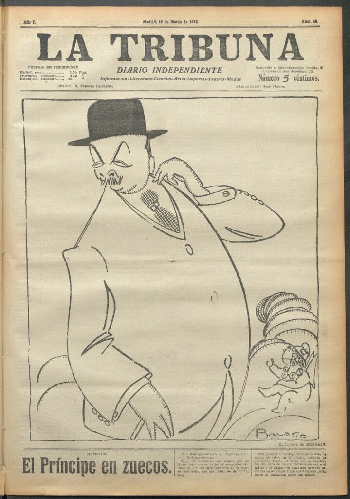Miniatura de La Tribuna del 18 de marzo de 1912