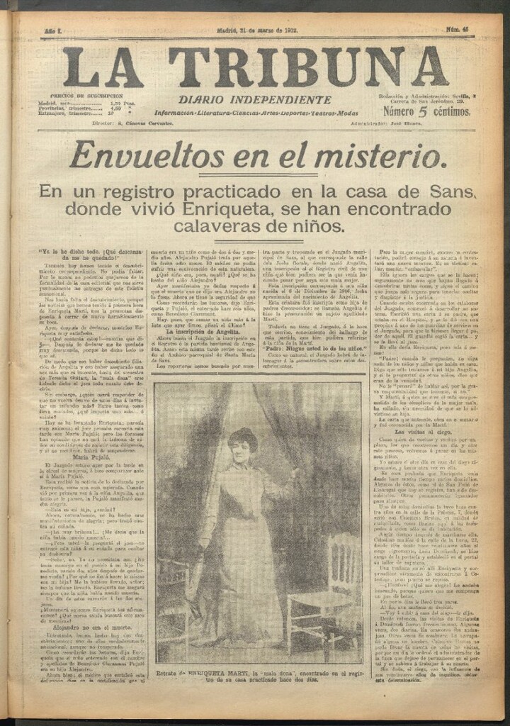 Miniatura de La Tribuna del 21 de marzo de 1912