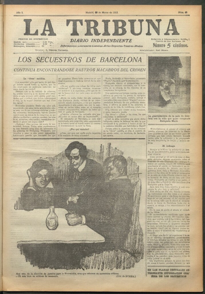 Miniatura de La Tribuna del 22 de marzo de 1912