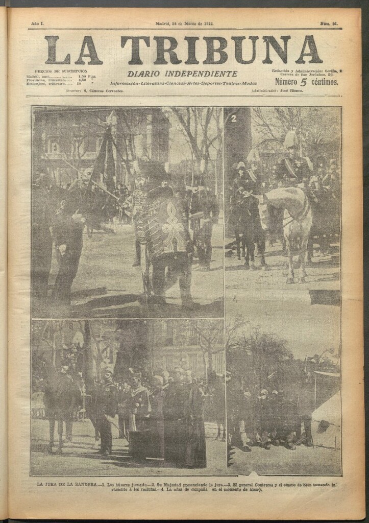 Miniatura de La Tribuna del 24 de marzo de 1912