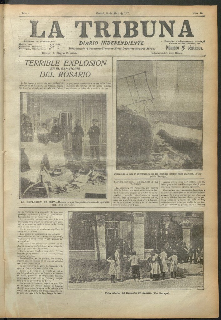 Miniatura de La Tribuna del 10 de abril de 1912