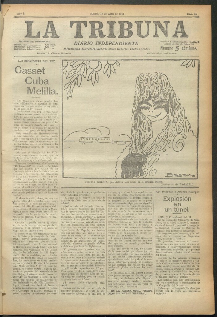 Miniatura de La Tribuna del 13 de abril de 1912