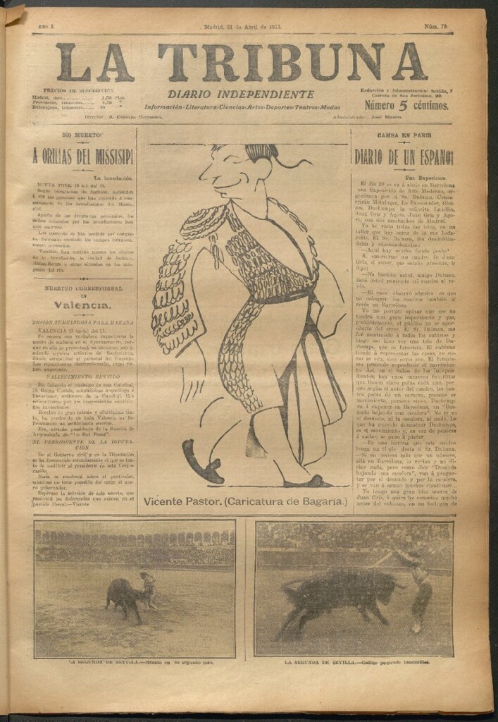 Miniatura de La Tribuna del 21 de abril de 1912