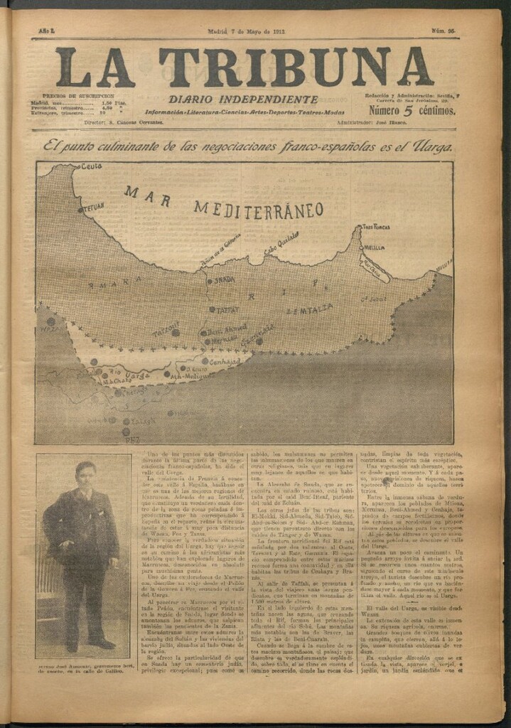 Miniatura de La Tribuna del 7 de mayo de 1912