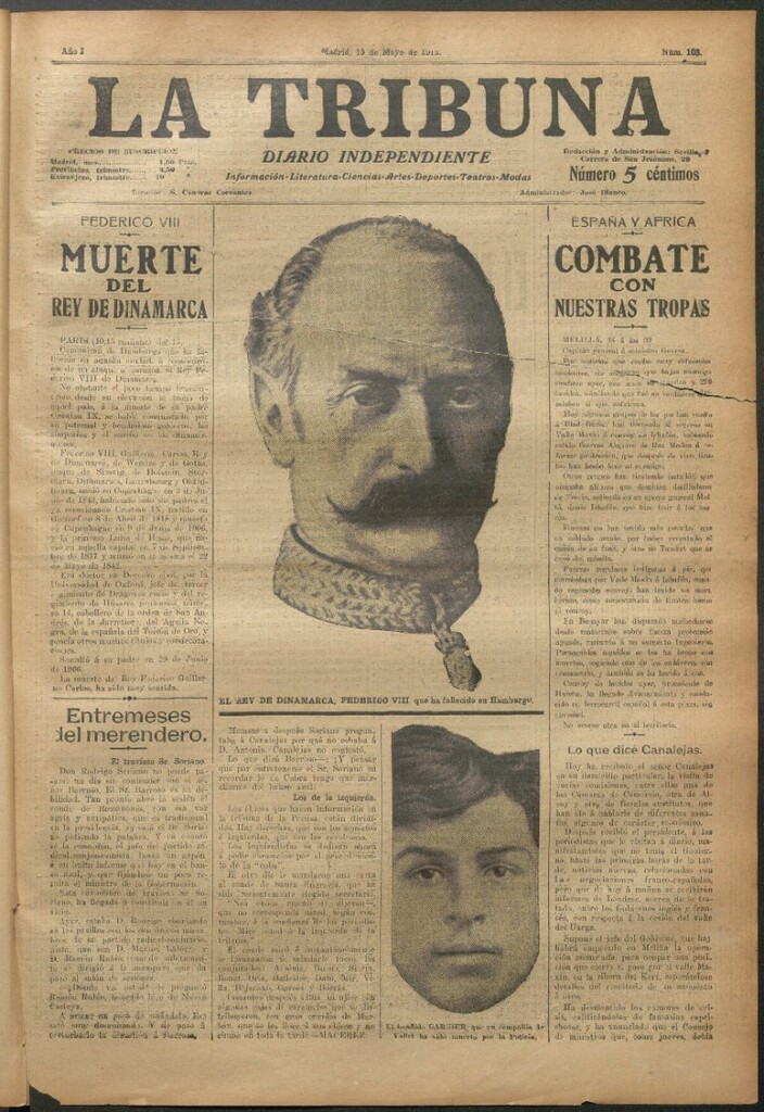 Miniatura de La Tribuna del 15 de mayo de 1912