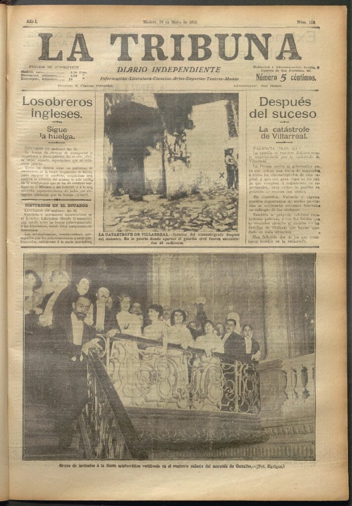 Miniatura de La Tribuna del 30 de mayo de 1912