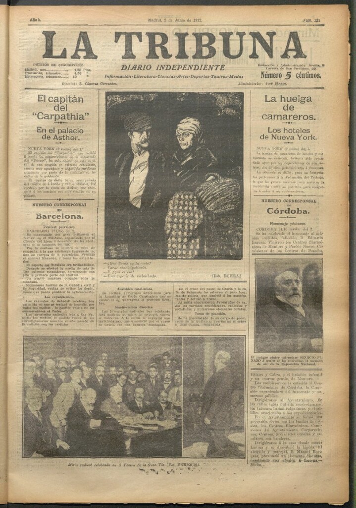 Miniatura de La Tribuna del 2 de junio de 1912