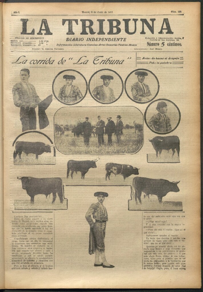 Miniatura de La Tribuna del 9 de junio de 1912
