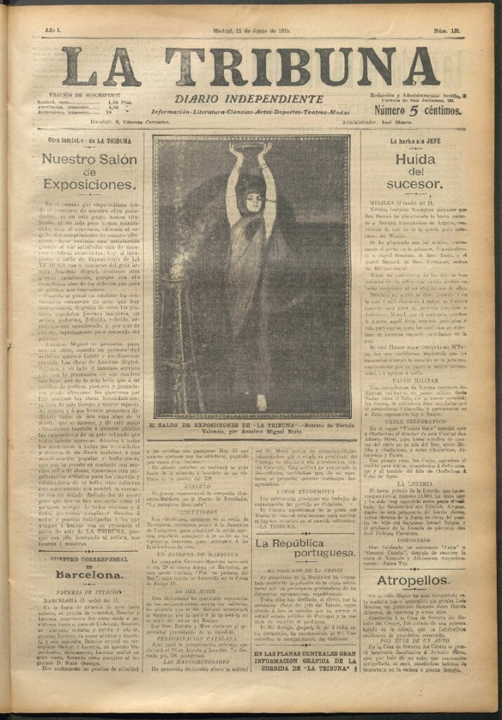 Miniatura de La Tribuna del 11 de junio de 1912