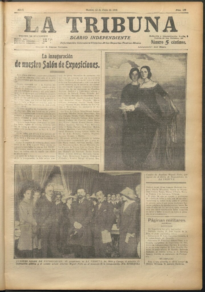 Miniatura de La Tribuna del 12 de junio de 1912