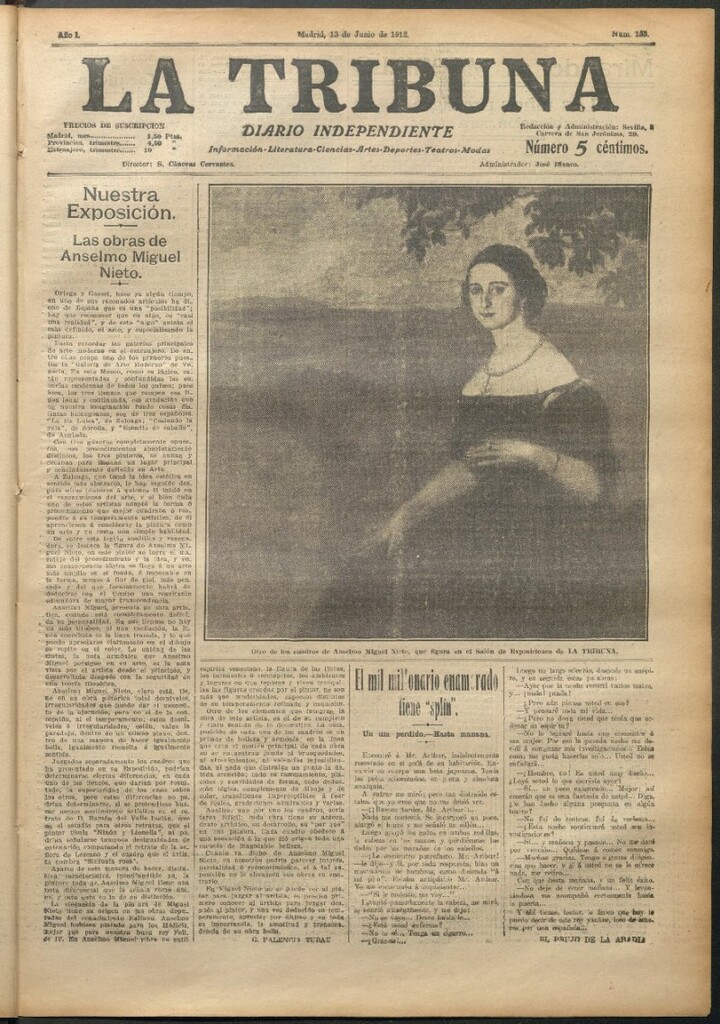 Miniatura de La Tribuna del 13 de junio de 1912