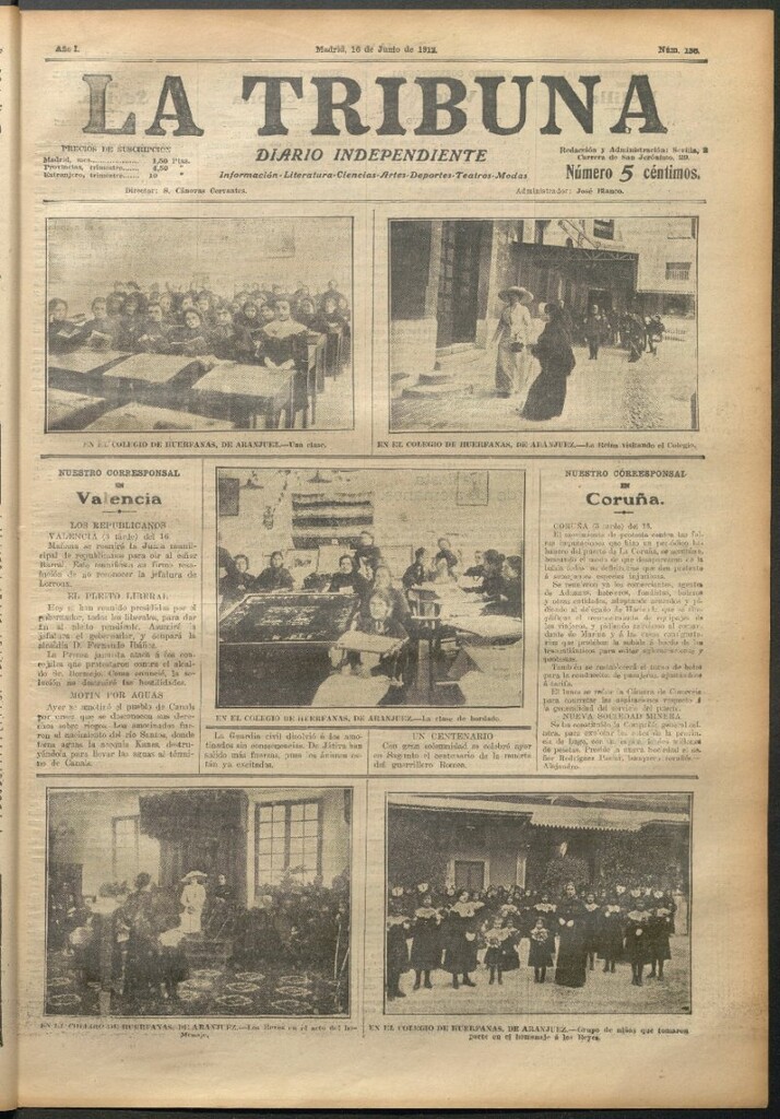 Miniatura de La Tribuna del 16 de junio de 1912