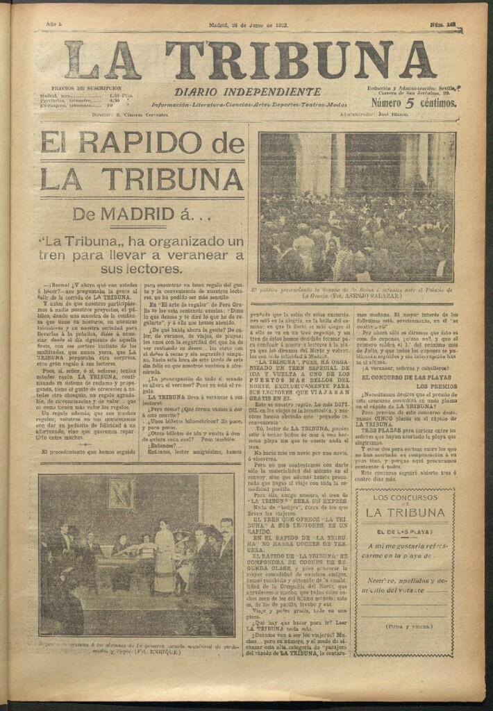 Miniatura de La Tribuna del 28 de junio de 1912