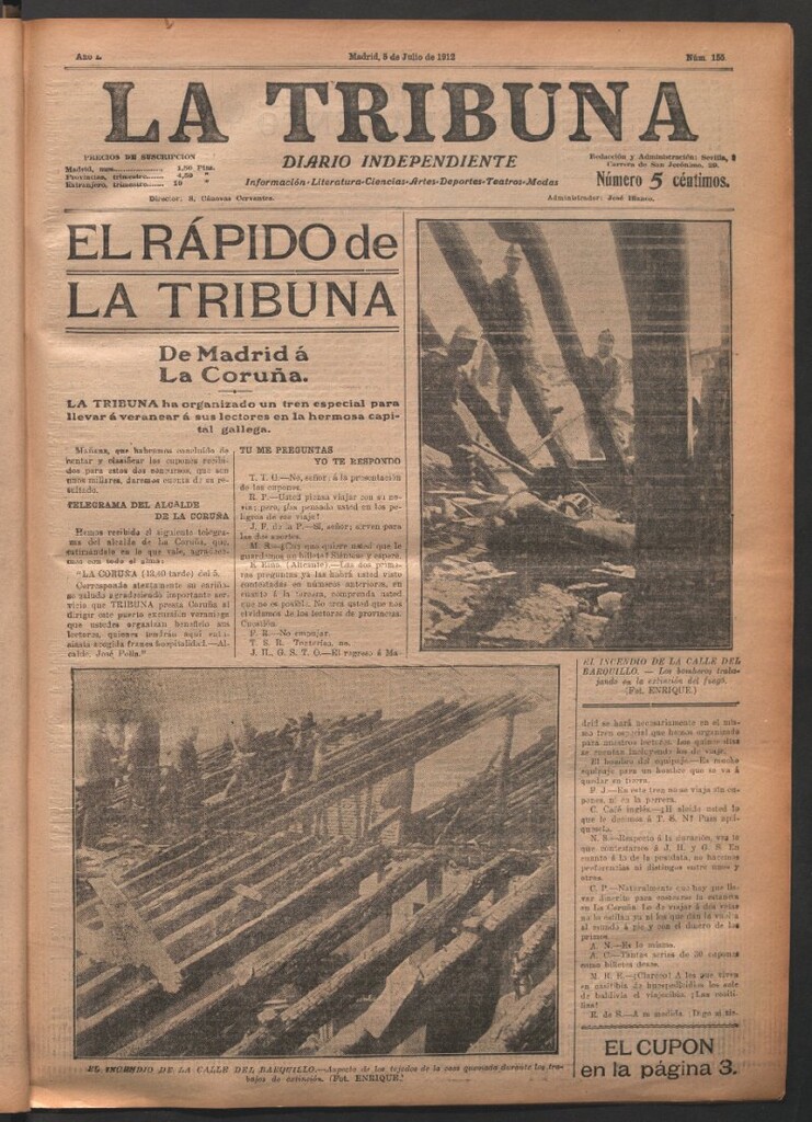 Miniatura de La Tribuna del 5 de julio de 1912