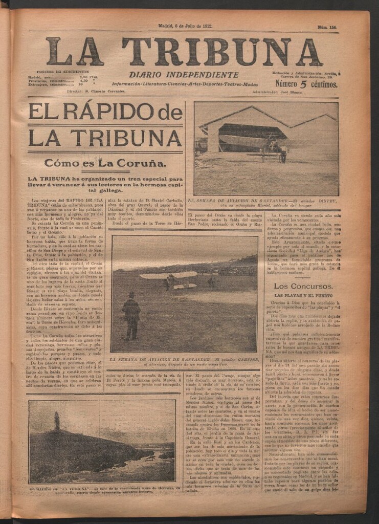 Miniatura de La Tribuna del 6 de julio de 1912