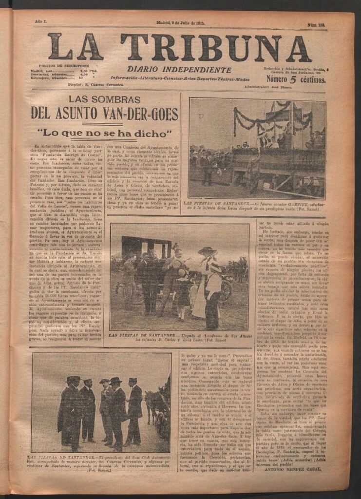 Miniatura de La Tribuna del 9 de julio de 1912