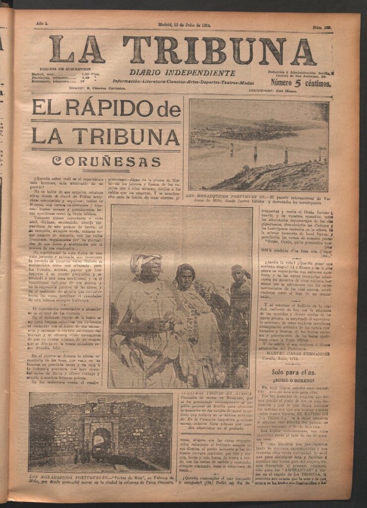 Miniatura de La Tribuna del 13 de julio de 1912
