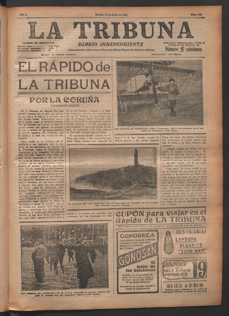 Miniatura de La Tribuna del 19 de julio de 1912