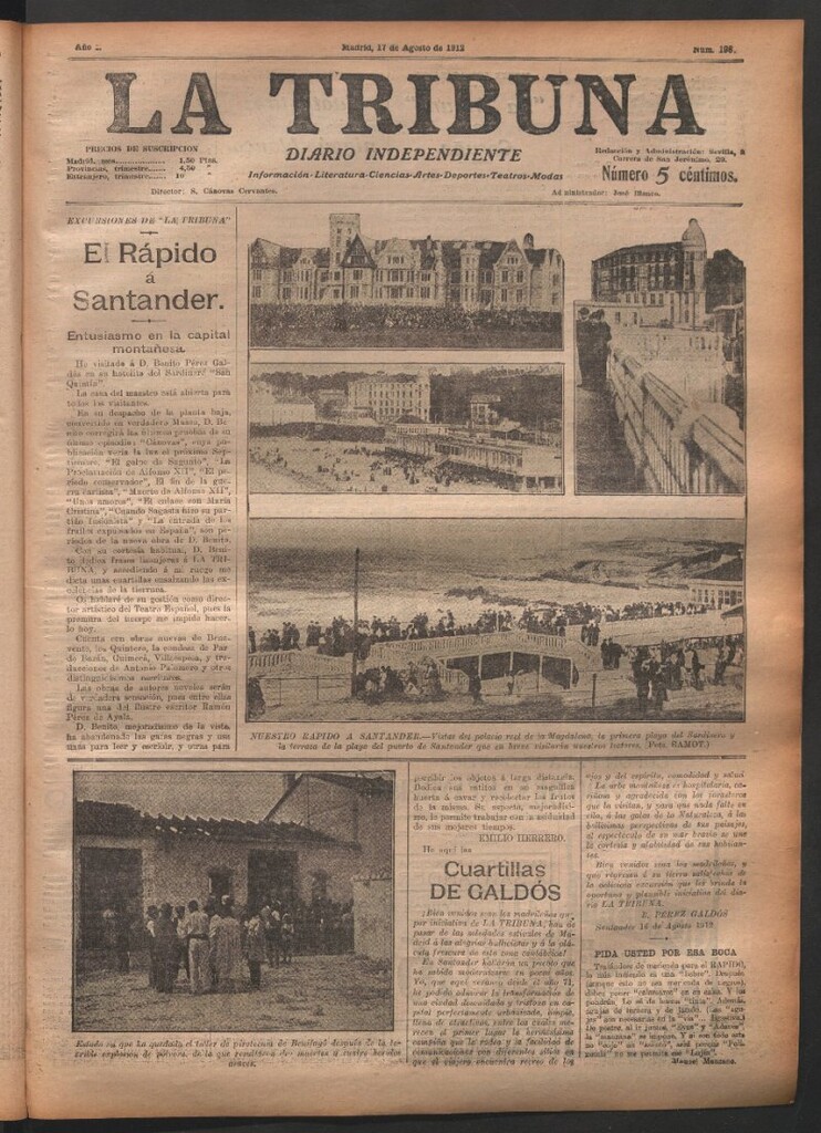 Miniatura de La Tribuna del 17 de agosto de 1912