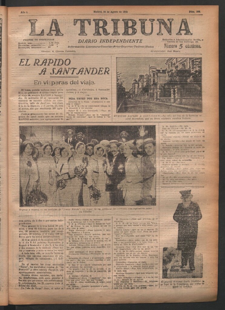 Miniatura de La Tribuna del 24 de agosto de 1912